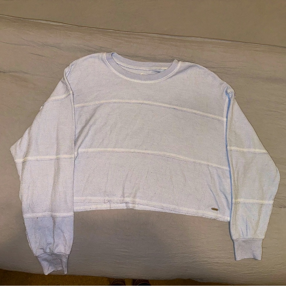 Hollister Light Blue Sweater Top
